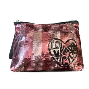 Victoria's Secret Red Sequin Clutch’ “ Love Victoria”